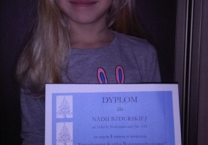 I miejsce Nadia Bzdurska
