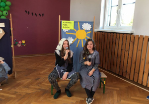 Klasa VIa podczas przedstawienia