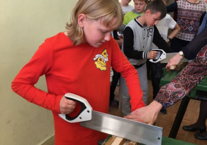 Klasa Vb podczas warsztatów