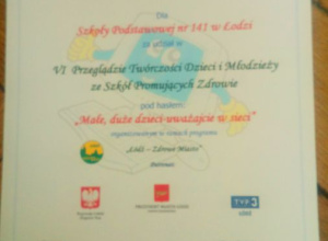 VI Przegląd Twórczości Dzieci i Młodzieży ze Szkół Promujących Zdrowie