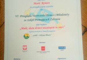 Podziękowanie