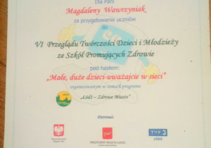 Podziękowanie