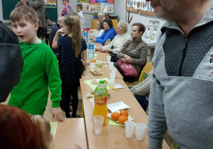 Poczęstunek w klasie