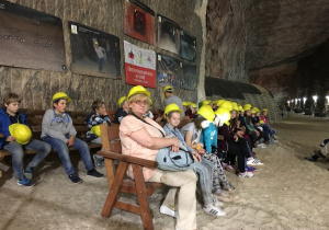 Uczniowie w kopalni soli w Kłodawie