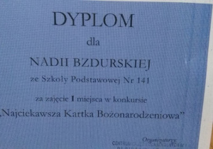 Dyplom Nadi